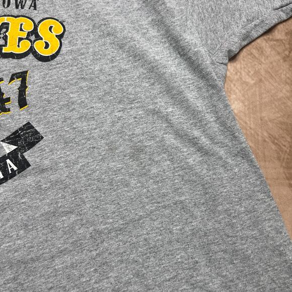 University of Iowa Hawkeyes 1847 Shirt Herky Iowa City Short Sleeve Mens XL Gray - Picture 5 of 6